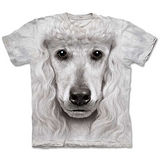 『摩達客』(預購)美國進口【The Mountain】自然純棉系列 白貴賓犬臉 設計T恤