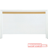 Margaret-簡約羅拉雙人5尺床頭片(白色)