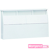 Margaret-美樂蒂靠墊型雙人5尺床頭箱(3色可選)