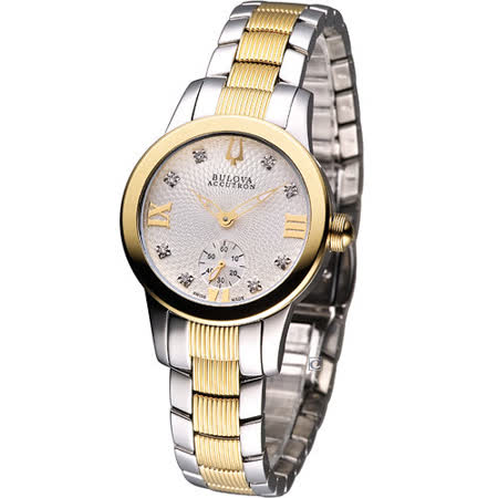 【網購】gohappy 購物網BULOVA 寶路華 小秒針時尚腕錶65P100雙色款評價如何大 遠 白