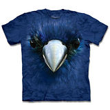 『摩達客』(預購)美國進口【The Mountain】自然純棉系列 藍知更鳥臉 設計T恤