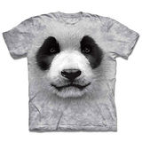 『摩達客』(預購)美國進口【The Mountain】自然純棉系列 熊貓胖達臉 設計T恤