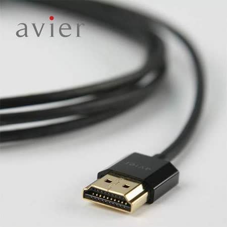 【avier】ABS 超薄鏡面烤漆HDMI轉HDMI A-A 3M 線桃園 愛 買 營業 時間材 傳輸高畫質影像