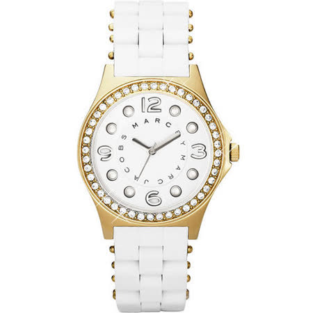 【勸敗】gohappy 購物網Marc Jacobs MBMJ 純愛點點晶鑽時尚腕錶-白 MBM2534效果如何大 遠 百 台北