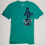 預購◈美國【AE-3】男裝SIGNATURE APPLIQUE個性老鷹短T恤(綠)