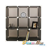 〝DREAM BOX〞生活玩家9格創意組合收納櫃〝紳士黑〞