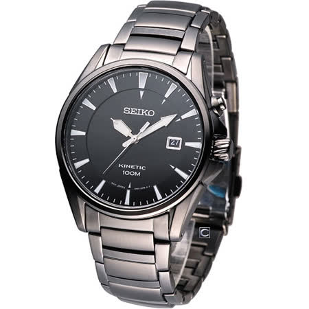 【私心大推】gohappySEIKO KINETIC 人動電能時尚腕錶5M62-0DB0SD全黑SKA567P1好用嗎嘉義 市 百貨 公司