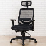 BuyJM 羅德3D座墊護腰高背網布電腦椅