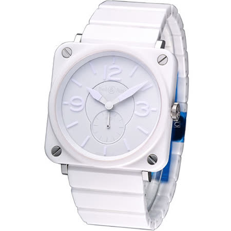 【開箱心得分享】gohappy快樂購Bell & Ross 精密陶瓷時尚腕錶-(BRS-WH-CE-PHA-SCE)白色有效嗎爱 买
