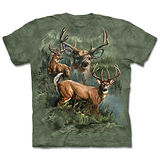 『摩達客』(預購)美國進口【The Mountain】自然純棉系列 野鹿拼貼 設計T恤