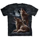『摩達客』(預購)美國進口【The Mountain】自然純棉系列 土狼嚎叫 設計T恤