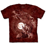 『摩達客』(預購)美國進口【The Mountain】自然純棉系列 狼嚎演唱會 設計T恤