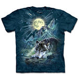 『摩達客』(預購)美國進口【The Mountain】自然純棉系列 夜狼協奏曲 設計T恤