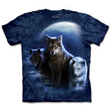 『摩達客』(預購)美國進口【The Mountain】自然純棉系列 邪惡三狼 設計T恤