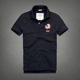 A&F 2013男印地安刺繡寶藍色Polo短衫【預購】