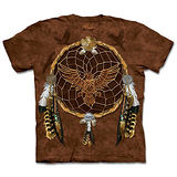 『摩達客』(預購)美國進口【The Mountain】自然純棉系列 飛鷹捕夢網 設計T恤