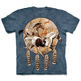 『摩達客』(預購)美國進口【The Mountain】自然純棉系列 奔馬捕夢網 設計T恤