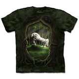 『摩達客』(預購)美國進口【The Mountain】自然純棉系列 獨角獸林地 設計T恤