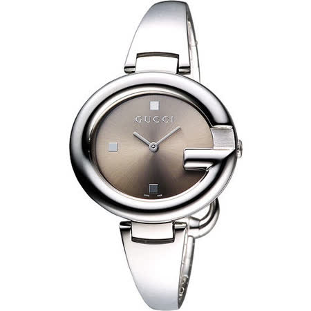 【開箱心得分享】gohappyGUCC I Guccissima 時尚手鐲腕錶-咖啡 YA134302價錢快樂 購物 網站