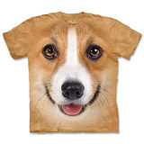 『摩達客』(預購)美國進口【The Mountain】自然純棉系列 柯基犬臉 設計T恤
