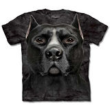 『摩達客』*大尺碼3XL*(預購)美國進口【The Mountain】自然純棉系列 黑色鬥牛犬 設計T恤