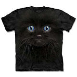 『摩達客』*大尺碼3XL*(預購)美國進口【The Mountain】自然純棉系列 黑色小貓 設計T恤