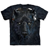 『摩達客』*大尺碼3XL*(預購)美國進口【The Mountain】自然純棉系列 DJ黑狼 設計T恤