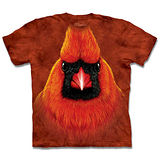 『摩達客』*大尺碼3XL*(預購)美國進口【The Mountain】自然純棉系列 北美紅雀 設計T恤