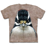 『摩達客』*大尺碼3XL*(預購)美國進口【The Mountain】自然純棉系列 黑頭啄木鳥 設計T恤