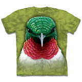 『摩達客』*大尺碼3XL*(預購)美國進口【The Mountain】自然純棉系列 蜂鳥 設計T恤