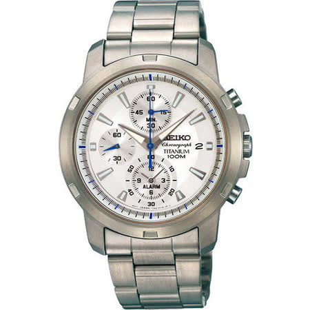 【好物推薦】gohappy線上購物SEIKO 急速風暴鈦金屬計時腕錶-銀 7T62-0BF0S去哪買大 遠 百 台中 營業 時間