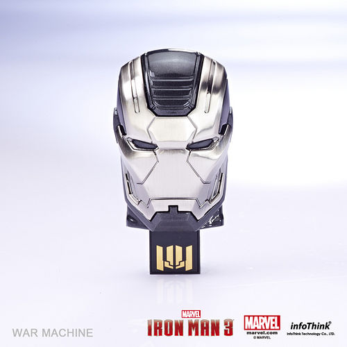 InfoThink 鋼鐵人3造型隨身碟 - WarMachine戰爭機器16GB InfoThink 鋼鐵人3造型隨身碟 - WarMachine戰爭機器16GB