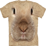 『摩達客』*大尺碼3XL*(預購)美國進口【The Mountain】自然純棉系列 小兔臉設計T恤
