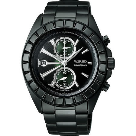 【好物分享】gohappy快樂購物網WIRED 亞特蘭戰記計時腕錶-綠/IP黑 7T94-X003M評價好嗎大 逺 百
