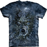 『摩達客』*大尺碼3XL*美國進口【The Mountain】自然純棉系列 樹狼 設計T恤 (預購)