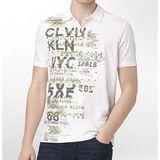 【CK】2013時尚合身紐約風白色短袖POLO衫【預購】
