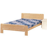 《顛覆設計》 布萊恩5尺松木實木雙人床架