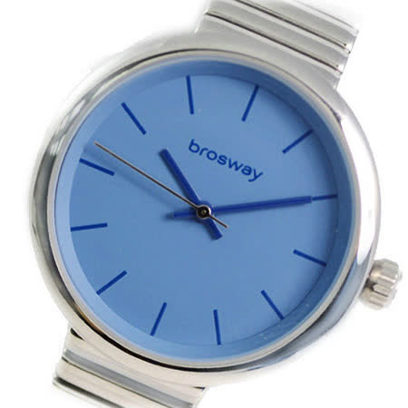【真心勸敗】gohappy快樂購【brosway】Brosway B-Crazy 女錶鋼面鐵鍊帶 淺藍色效果如何板橋 百貨 公司