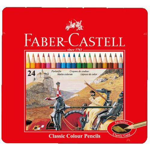輝柏 Faber-Castell<br>油性彩色鉛筆 (24色/盒)