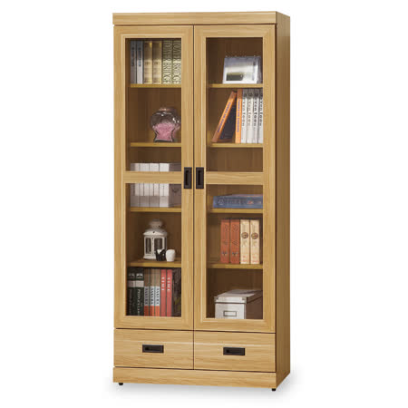 happyhome 亚当苹果木3x6尺下抽书柜 mt7-615-1免运费